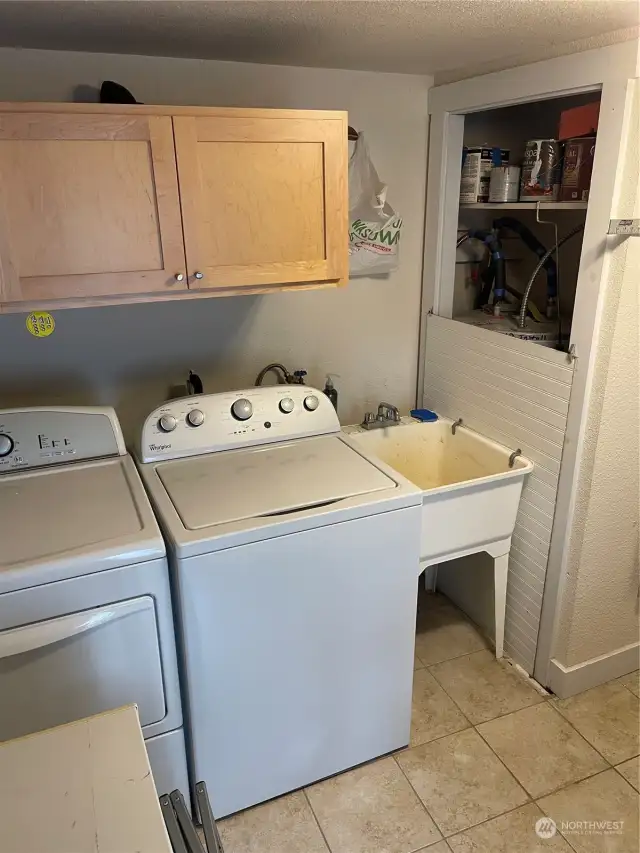 Laundry room is actually spacious!