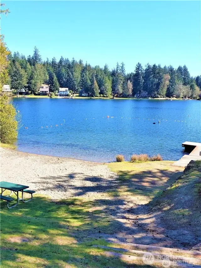 Walk to the Swimming Hole on Lake Florence!