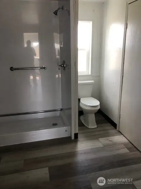 Shower off laundry room