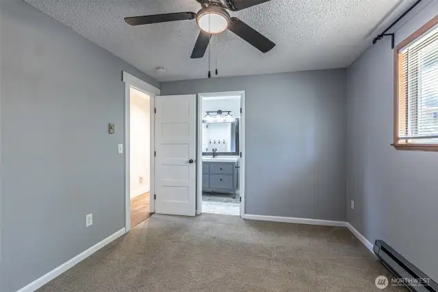 Primary bedroom with bathroom access