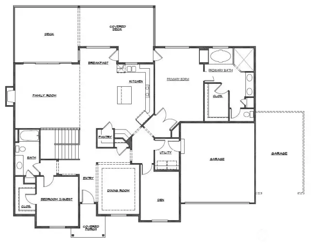 Main floor. Layout is approximate.