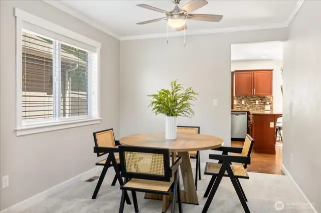 Formal dining area