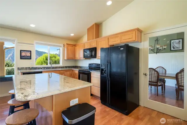 Spacious kitchen