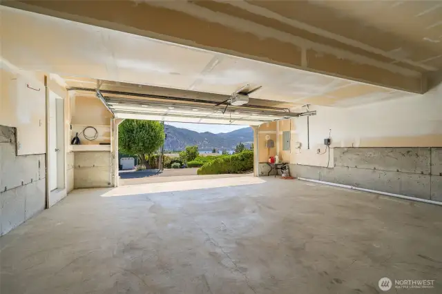 Two car garage