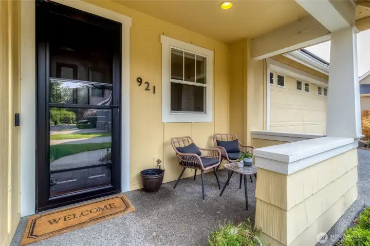 Covered Front Patio/Entrance