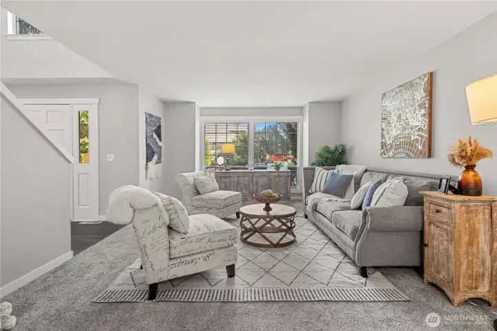 Great space for entertaining.