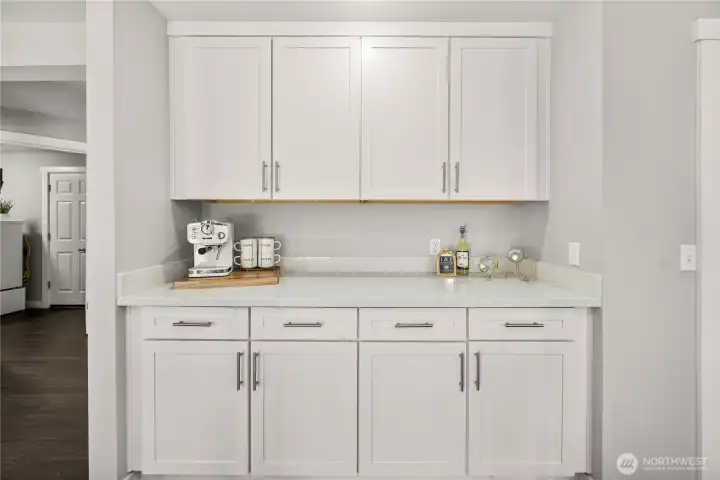 Great storage throughout the kitchen!