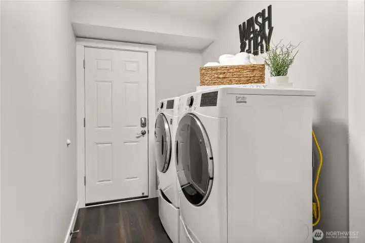 Laundry room on main floor.