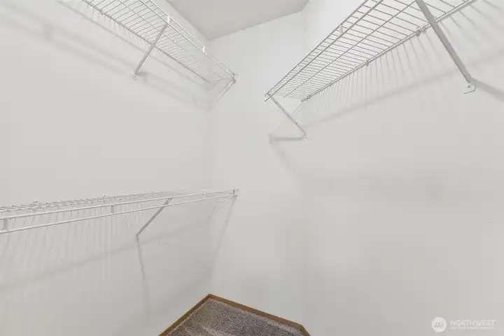 primary bedroom walk-in closet