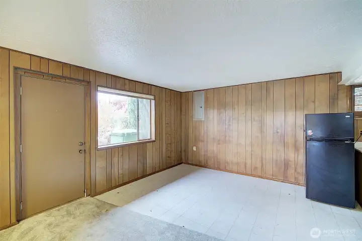 Dining area downstairs.