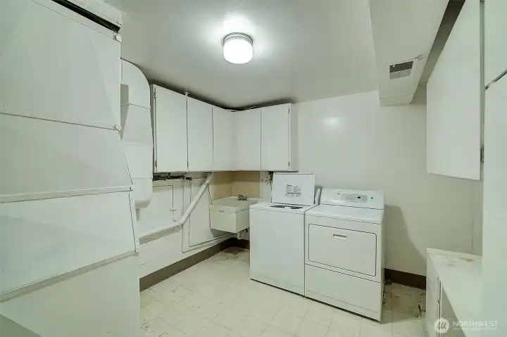 Laundry room downstairs.