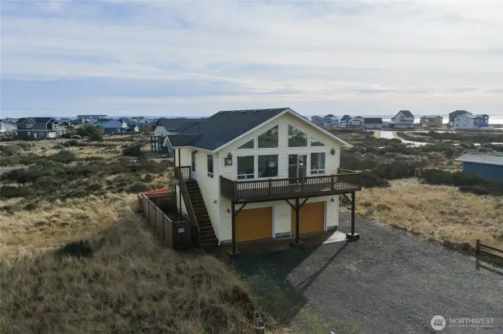 2 story 3 bedroom 1 3/4-bathroom home with ample parking and fenced back yard.