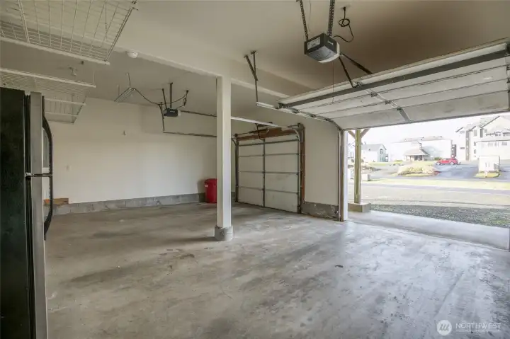 Large 2 car garage