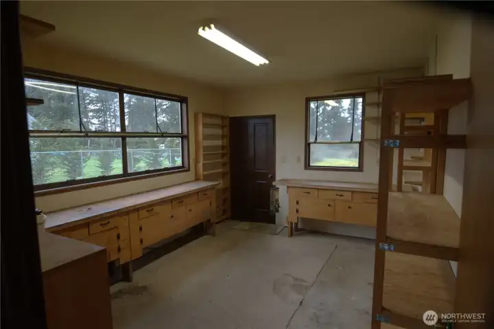 Shop space in garage