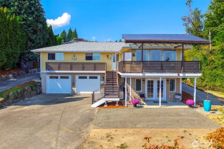 Separate lower entry