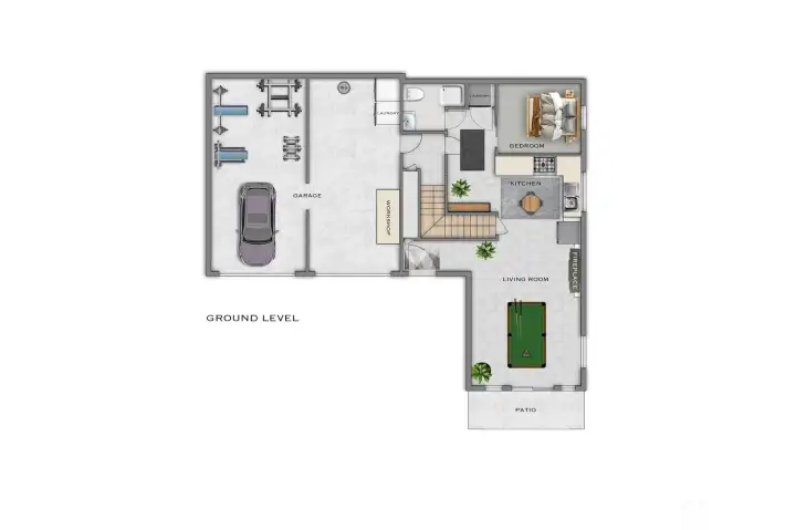 Lower floor plan