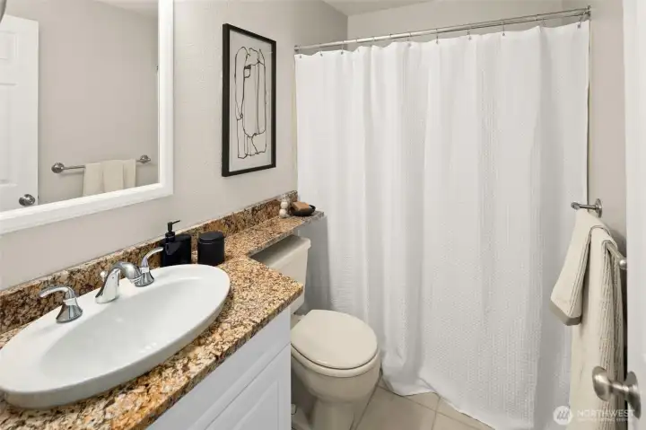 Clean lines and granite counters — practical and polished.