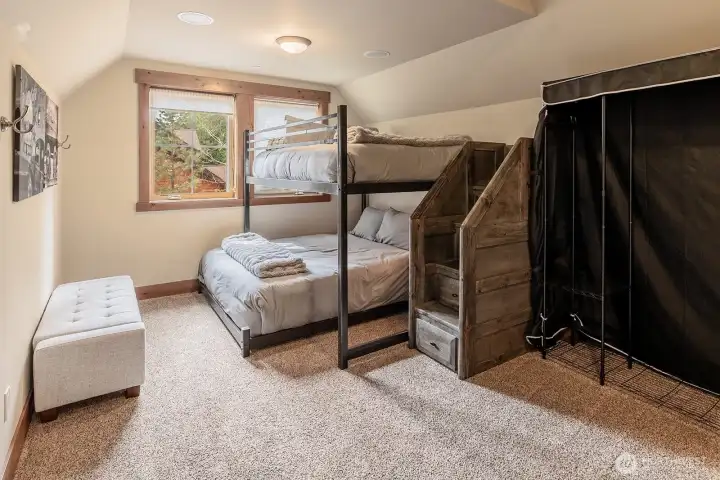 bonus room custom bunk beds left side of room