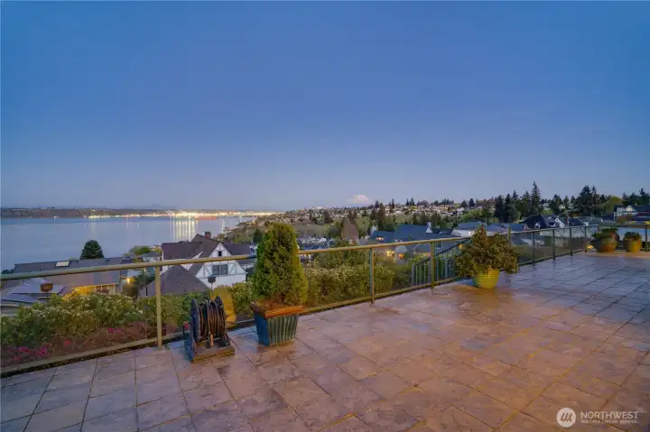 This is what 8:47 PM looks like from your terrace.