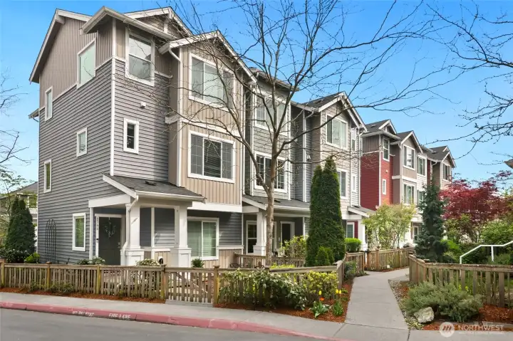 Classic High Point streetscape with well-kept homes and mature landscaping.