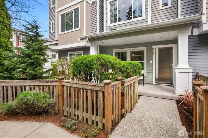 Front entrance with a bit of separation from the street - welcome to 6564 High Point Drive SW!