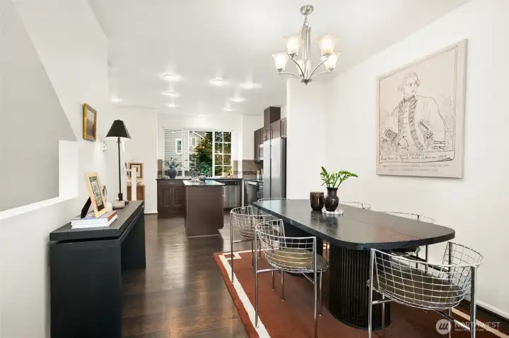 Room for a proper dining table and then some!