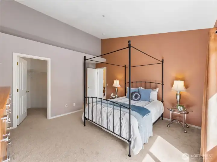 - Includes walk-in closet