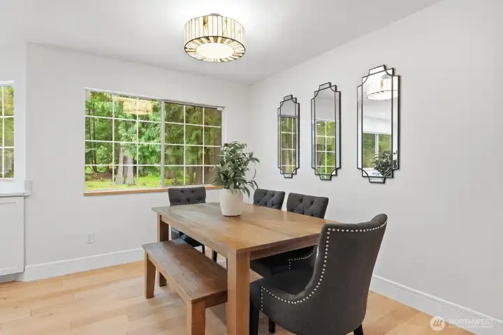 Dining area reimagined.