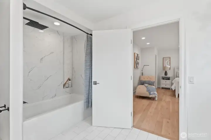 Rain shower head.