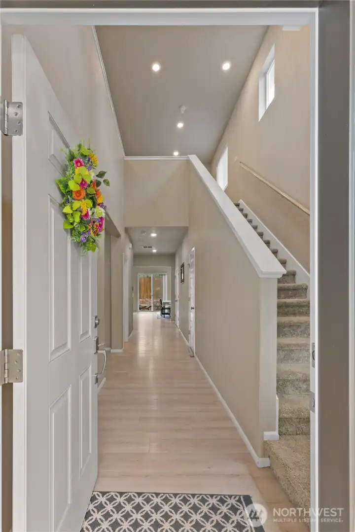 Walking into the home