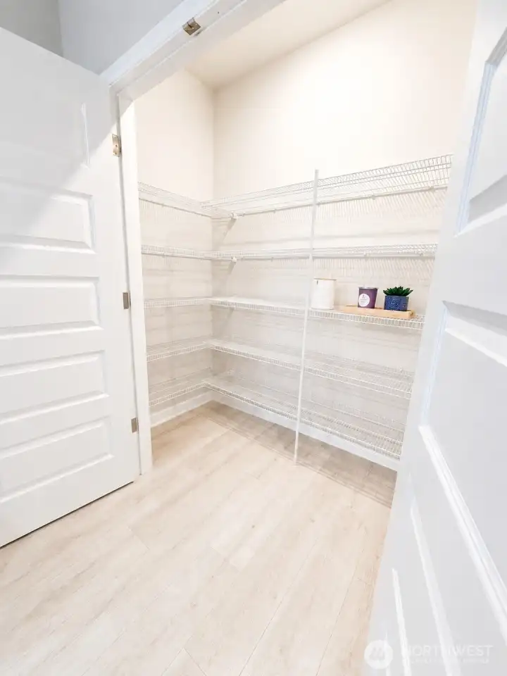 Walk-in Pantry with Abundant Storage
