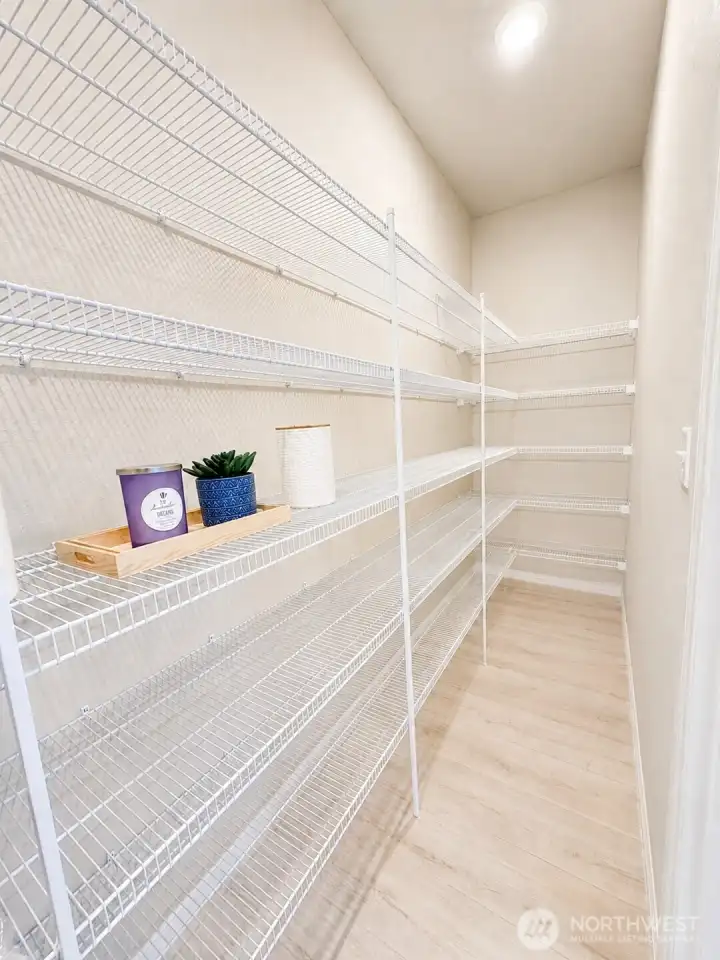 Walk-in Pantry with Abundant Storage