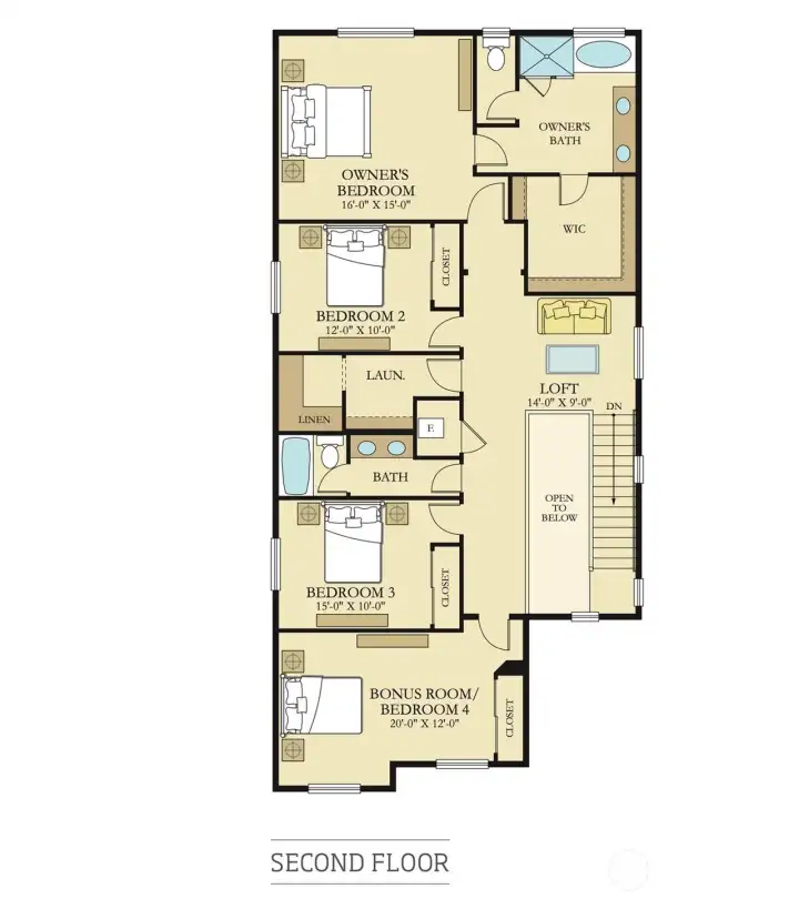 Floor Plan- 2nd Floor