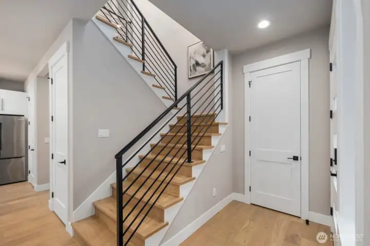 Engineered hardwood floors throughout!