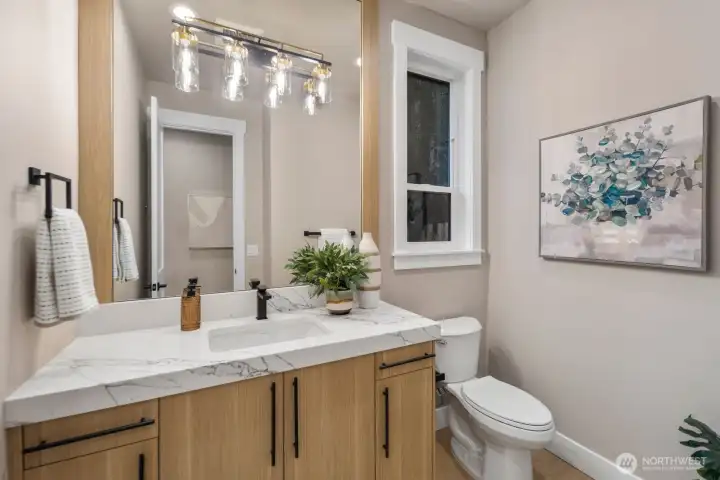 Powder room.
