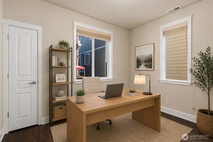 Virtually staged to show use of space