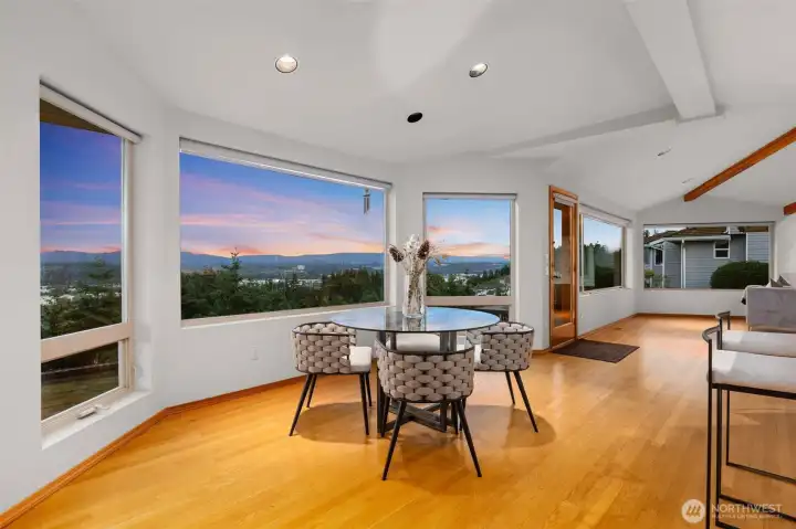 Sweeping views form nearly every room!