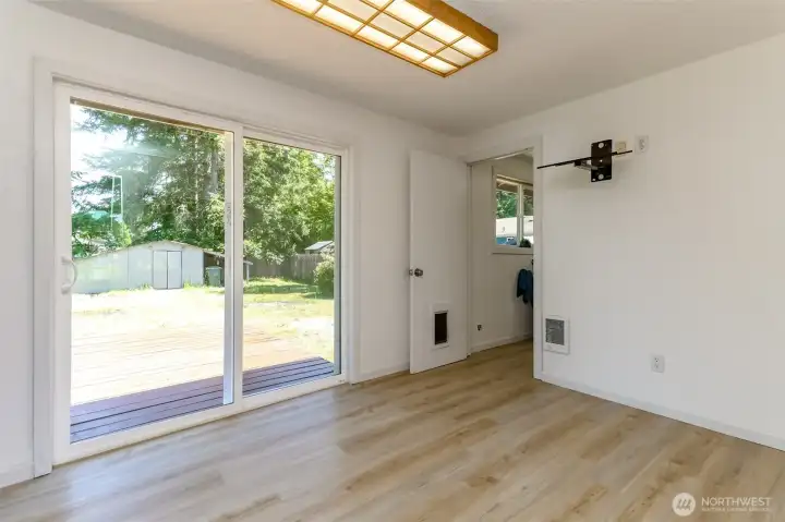 Slider to back deck