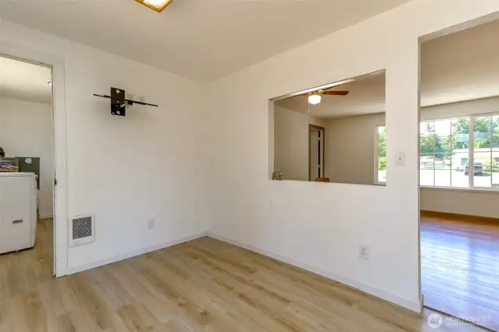 Dining Room space off kitchen