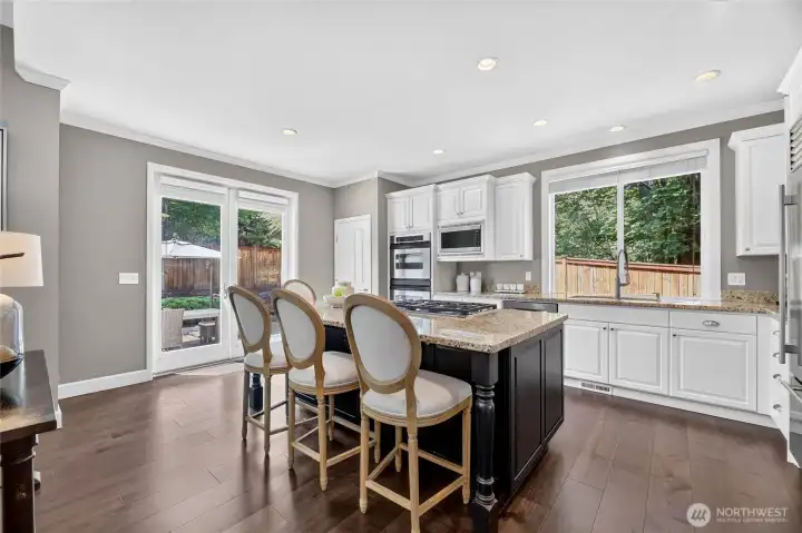 Updated Kitchen w/ high end appliances & soft close cabinets