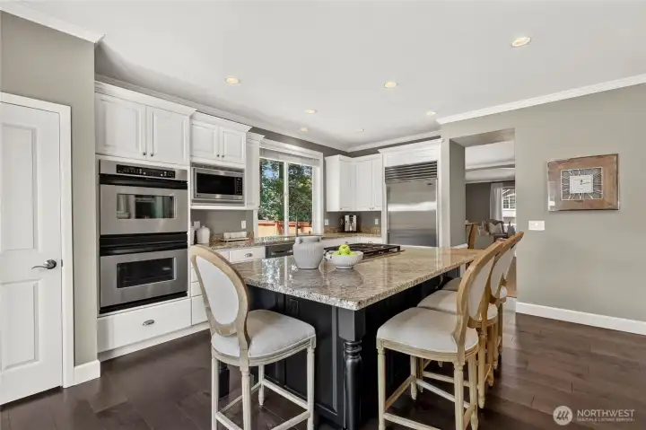 Updated Kitchen w/ high end appliances & soft close cabinets
