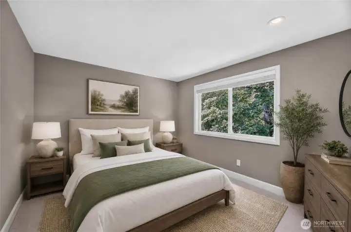 Secondary Bedroom -3 (virtually staged)