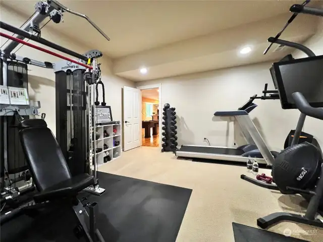 Large gym area.
