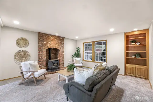 Large Gathering Room with built-ins