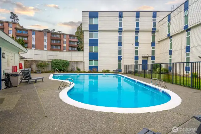 Heated outdoor pool!