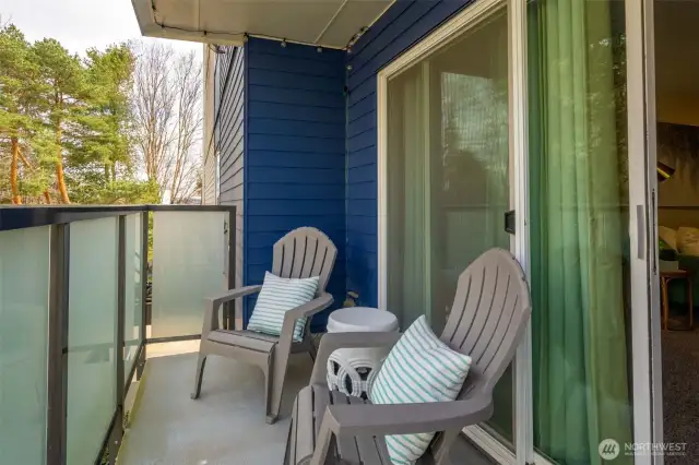 Private balcony - perfect for morning coffee or unwinding after a long day.