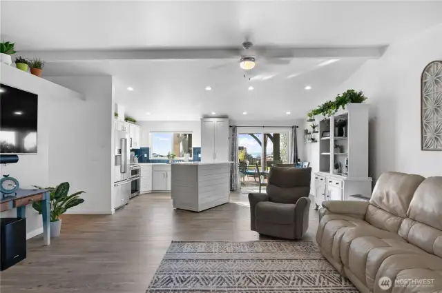 Wide open floor plan