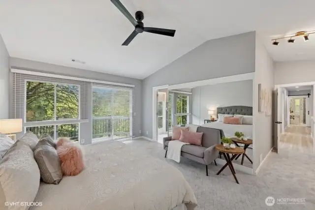 Primary ensuite with 3 closets.