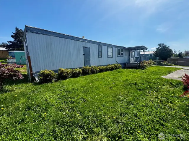 Large yard