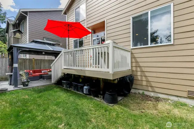 Gazebo and deck